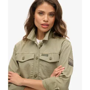 Women's military overshirt Superdry image-4