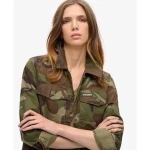 Women's military overshirt Superdry image-3