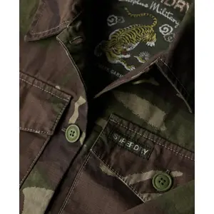 Women's military overshirt Superdry image-4