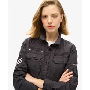 Långärmad skjorta för kvinnor Superdry Military image-5