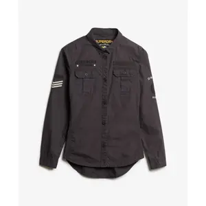 Långärmad skjorta för kvinnor Superdry Military image-0