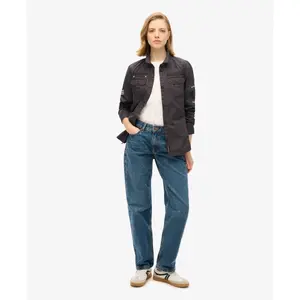 Långärmad skjorta för kvinnor Superdry Military image-3
