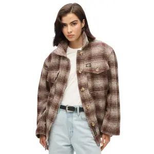 Camisa por cima grossa não forrada mulher Superdry image-1