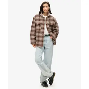 Camisa por cima grossa não forrada mulher Superdry image-3