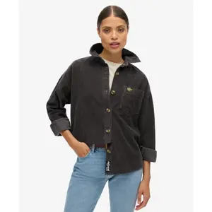 Thick corduroy overshirt for women Superdry image-2
