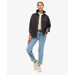 Thick corduroy overshirt for women Superdry image-3