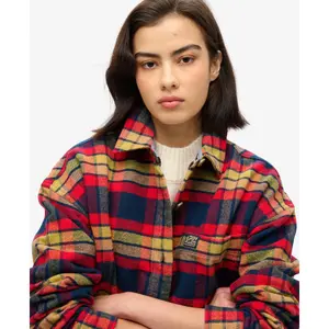 Surchemise à carreaux en flanelle femme Superdry image-4