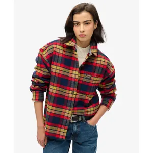 Surchemise à carreaux en flanelle femme Superdry image-1
