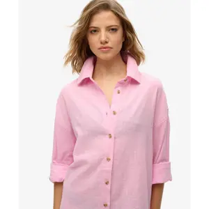 Vestido de camisa de mulher Superdry image-4