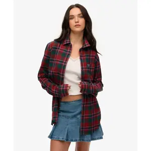 Oversized long sleeve cotton shirt Superdry image-2