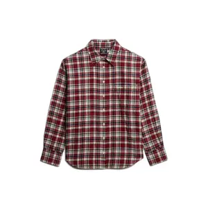 Women’s long-sleeve flannel checked shirt Superdry image-0