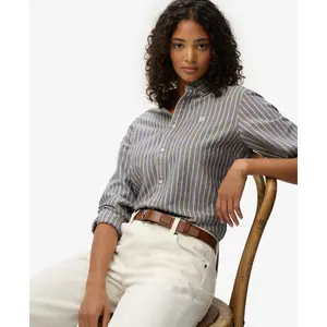 Women's long sleeve shirt Superdry Oxford image-3