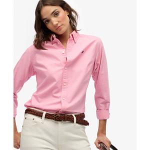 Women's long sleeve shirt Superdry Oxford image-4