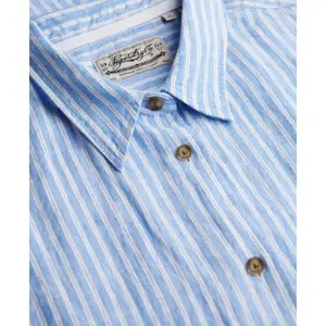 Women's long sleeve linen shirt Superdry Boyfriend image-1