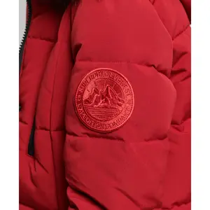 Lange Daunenjacke mit Kunstpelzbesatz für Damen Superdry Everest image-5