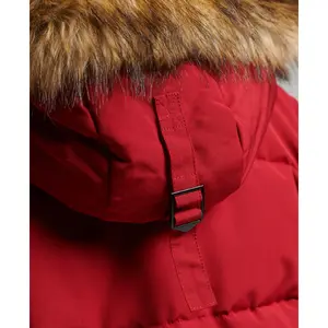 Lange Daunenjacke mit Kunstpelzbesatz für Damen Superdry Everest image-6