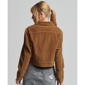 Short corduroy jacket for women Superdry Vintage image-1