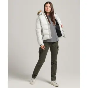 Kurze Daunenjacke mit Kapuze, Damen Superdry image-1
