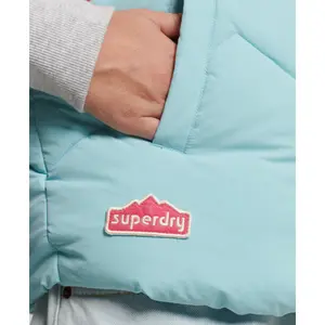 Casaco sem mangas para mulheres Superdry Retro image-4