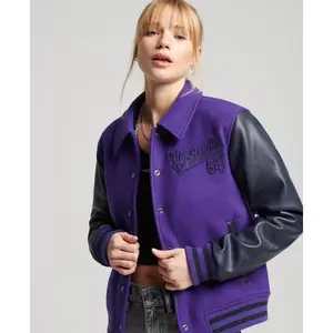 Teddy vrouw Superdry Vintage Mixed Varsity image-1