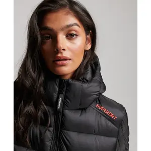 Plumífero corto y ligera de plumas para mujer Superdry image-4