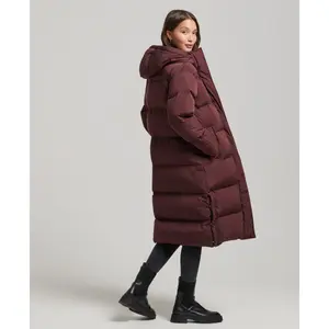 Chaqueta larga con capucha para mujer Superdry image-2