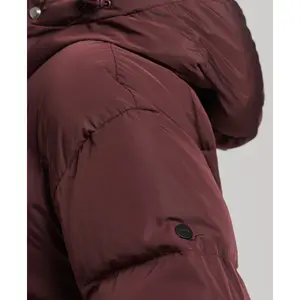 Chaqueta larga con capucha para mujer Superdry image-4