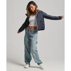 Casaco impermeável leve com logótipo feminino Superdry Code Standard image-0