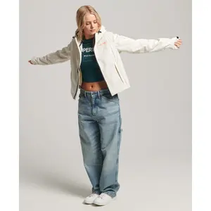 Veste imperméable à capuche softshell femme Superdry Code Trekker image-1