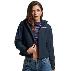 Veste imperméable à capuche softshell femme Superdry Code Trekker image-1