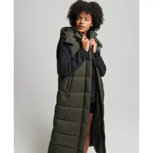 Women's long sleeveless Puffer jacket Superdry Ripstop image-2