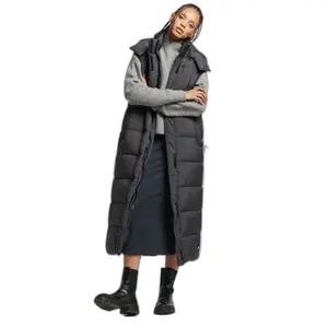 LongSleeveless Hooded  Puffer Jacket Superdry Ripstop image-1