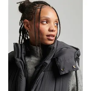LongSleeveless Hooded  Puffer Jacket Superdry Ripstop image-3