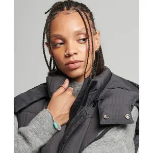 LongSleeveless Hooded  Puffer Jacket Superdry Ripstop image-4