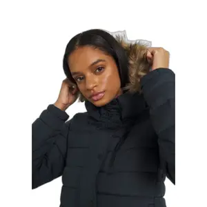 A clássica parca de pele falsa das mulheres Superdry Fuji image-4