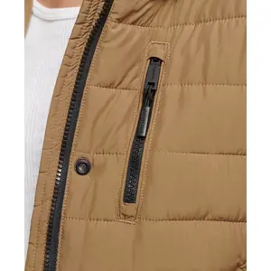 Casaco feminino com capuz de comprimento médio com pêlo falso Superdry image-4