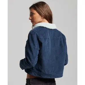 Veste courte doublée en velours côtelé femme Superdry image-3