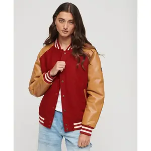 Casaco de mulher Superdry College Varsity image-0