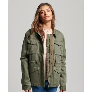 Women's lined military jacket Superdry M65 image-1