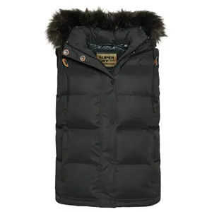 Doudoune sans manches à fausse fourrure femme Superdry Everest image-0