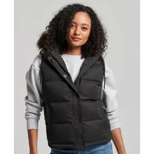 Doudoune sans manches à fausse fourrure femme Superdry Everest image-2