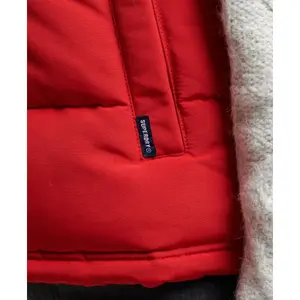 Mouwloos donsjack van imitatiebont voor dames Superdry Everest image-5