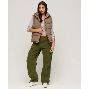 Casaco com capuz sem mangas para mulher Superdry Everest image-1