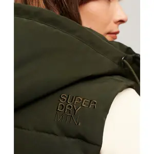 Casaco com capuz sem mangas para mulher Superdry Everest image-6