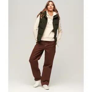 Casaco com capuz sem mangas para mulher Superdry Everest image-1