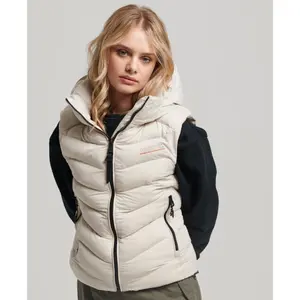 Doudoune sans manches à capuche en microfibre femme Superdry image-1