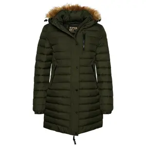 Doudoune mi-longue à capuche femme Superdry Fuji image-0