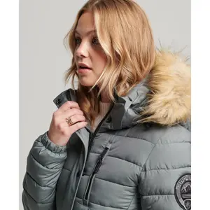 Casaco comprido com capuz para mulher Superdry Fuji image-3