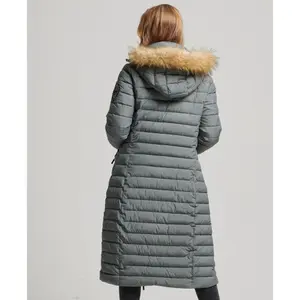 Casaco comprido com capuz para mulher Superdry Fuji image-2