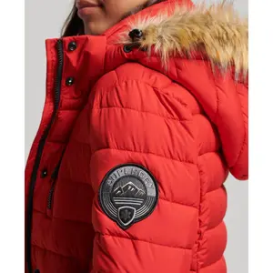 Casaco comprido com capuz para mulher Superdry Fuji image-4